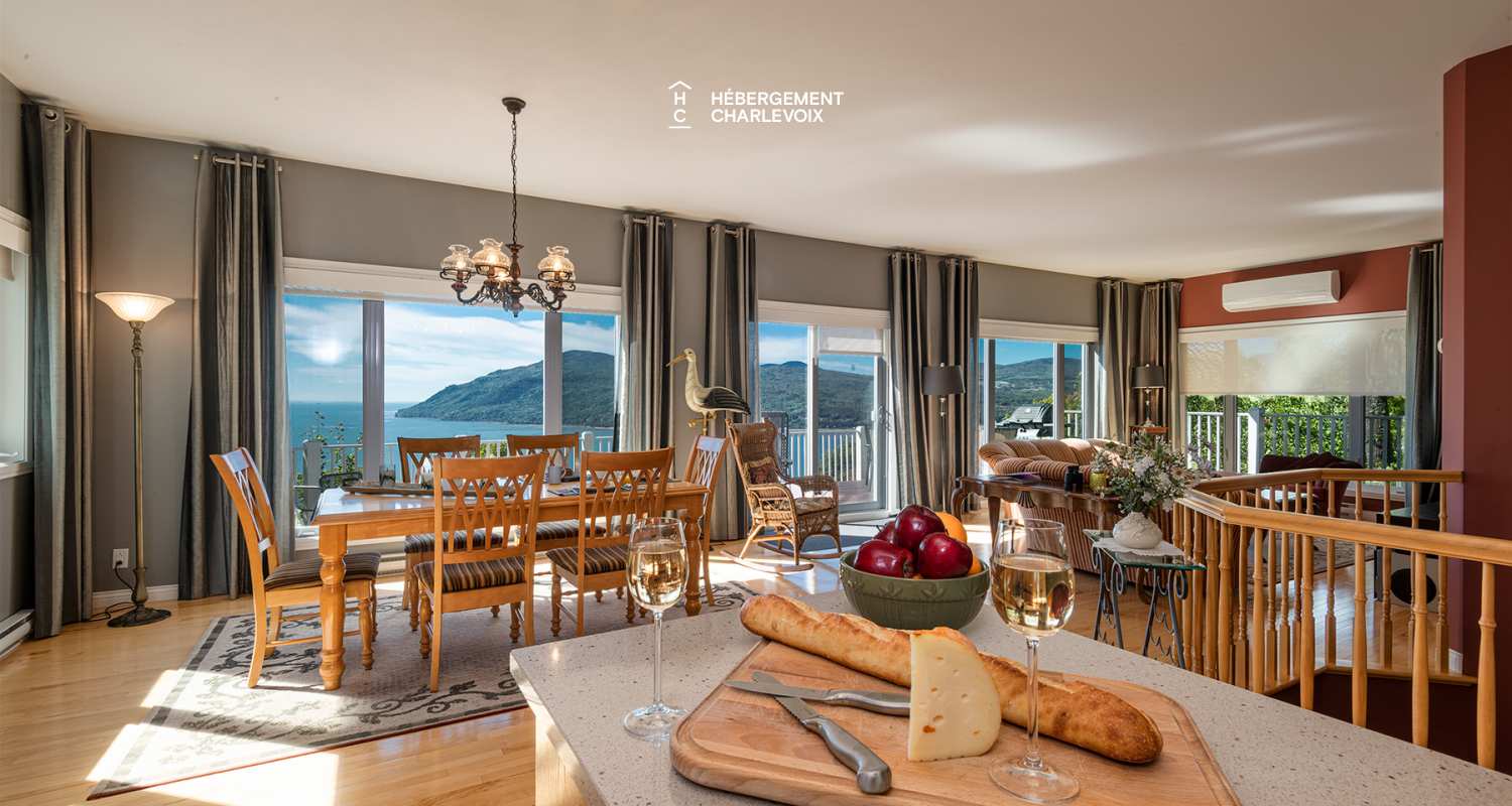 CEL-5 - Résidence chaleureuse avec vue spectaculaire sur le St-Laurent